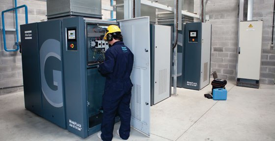 Nhưng lưu ý khi bảo dưỡng hệ thống máy nén khí Atlas copco
