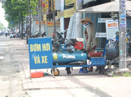 Chức năng cơ bản của máy nén khí hỗ trợ hơm hơi cho xe máy ô tô
