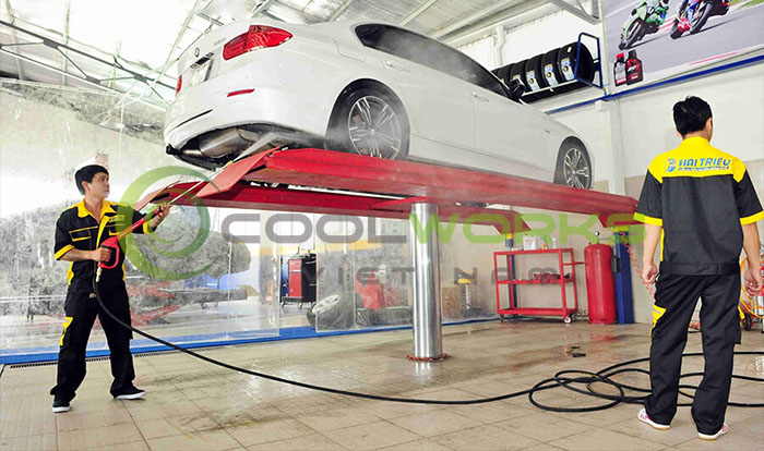 máy nén khí mini dùng cho các tiệm sửa xe
